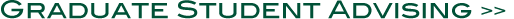 Graduate Student Advising